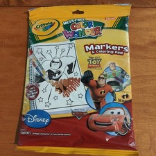 Crayola Mess Free COLOR WONDER SET 24 pg Disney Pixar Toy Story Cars w/6 Markers
