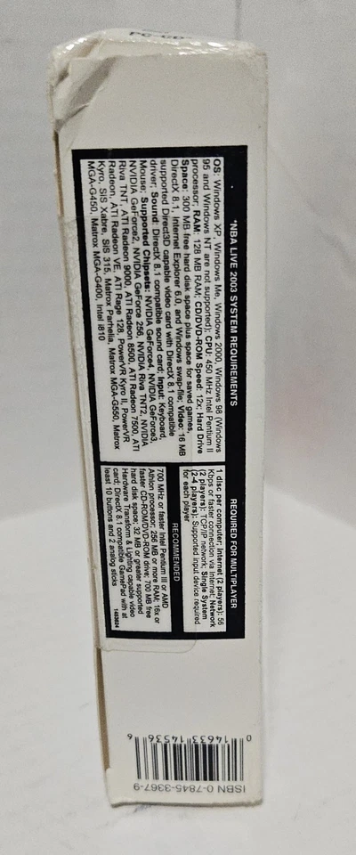 NBA Live 2003 (PC CD-ROM, 2002) EA Sports Basketball Game, New and Sealed - Image 3 of 4