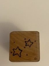 CTMH Stars Wood Mounted Rubber Stamp RS68