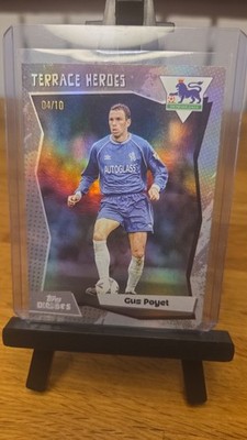 Gus Poyet 04 /10 Chelsea FC Topps Decades 1990's Legend