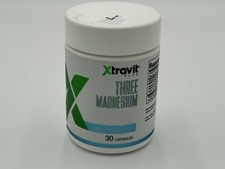 Three Magnesium Supplement Natural Supplements for Men Women - Triple Action