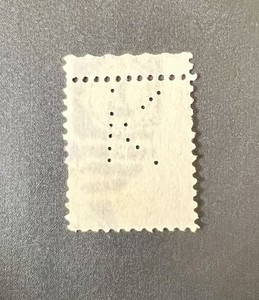 US Perfin Stamp 1932 Scott 711 Pattern K004A Kingan & Co Richmond VA Rated B+