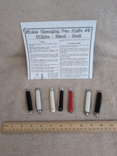 COLOR CHANGING PEN KNIFE Pocket Magic Trick 3 Sets