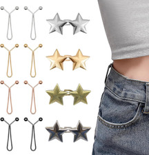 12 Set Pant Waist Tightener Buttons Pins for Loose Jeans Reusable Waist Cincher