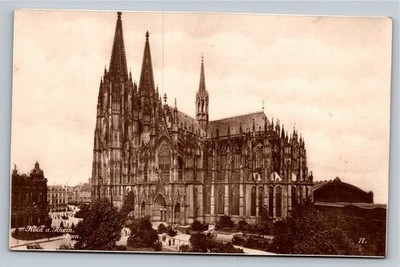 Vintage Köln Dom Cathedral RPPC Postcard - Trinks Echte Photographie