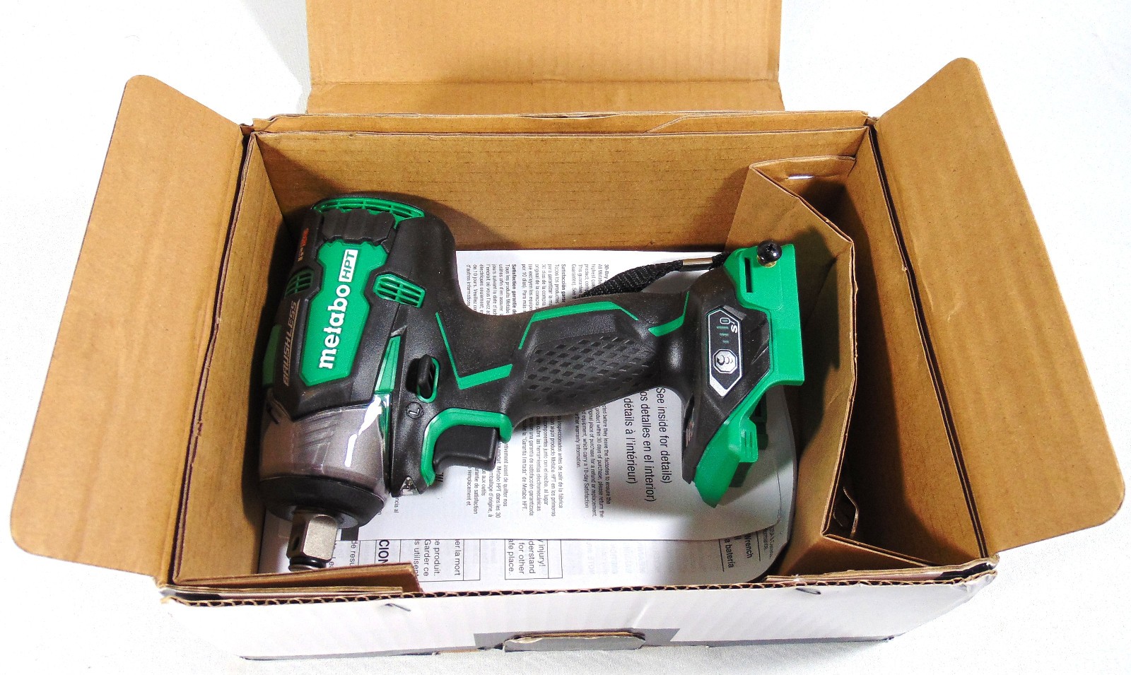 Metabo Hpt 18V 1/2 Inch Cordless Impact Wrench (Bare Tool) I