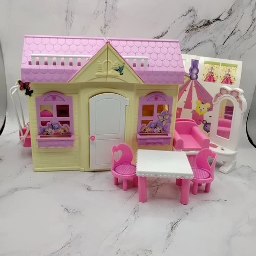 Vtg Kelly Pop Up Playhouse Set Barbie 1999 Mattel Incomplete READ