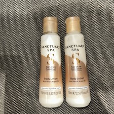 2x Sanctuary Spa Body Lotion Vegan Body Moisturiser Cruelty Free 75ml
