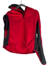 Musto Pullover Womens Size UK 14 Red Fleece Half Zip Athletic Jacket 