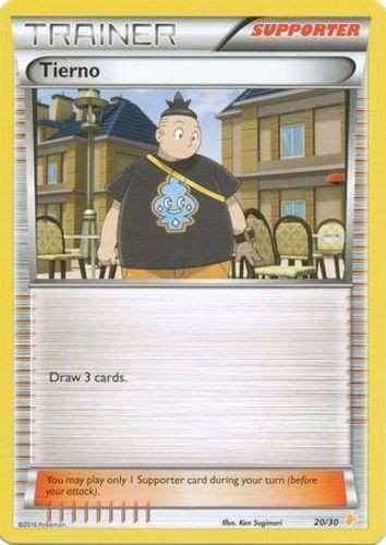 Tierno - 20/30 - XY Trainer Kit: Pikachu Libre & Suicune (Pikachu Libre) (Hp) XY