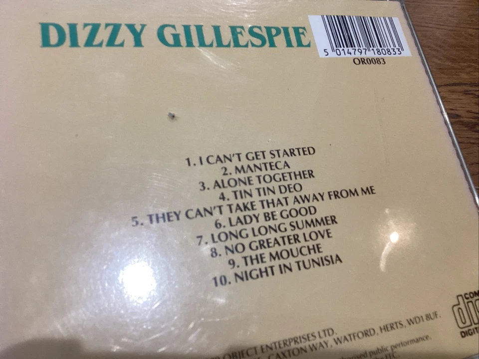 Gillespie Dizzy - Dizzy Gillespie CD (1989) - Image 2 of 2