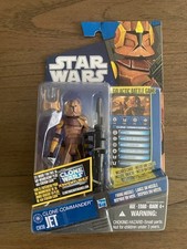 HASBRO STAR WARS CLONE WARS CLONE COMMANDER JET CW38 BRAND NEW