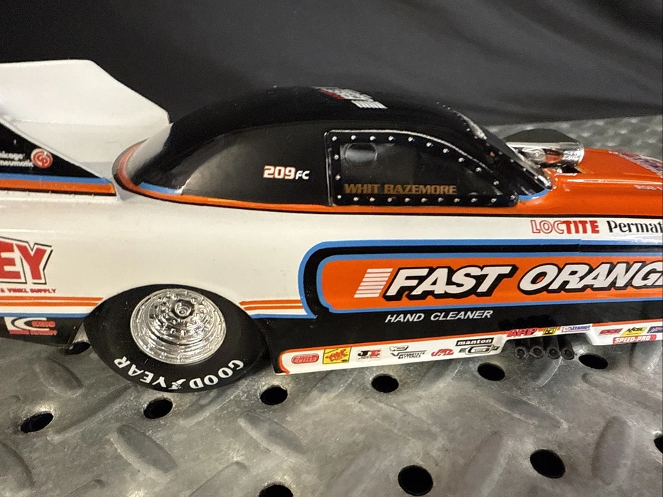 Whit Bazemore Fast Orange 1995 Dodge Funny Car Action 1/24 Diecast Como Nuevo+ Foto 2 de 2