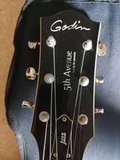 Godin 5th Avenue Jazz Full Acoustic Guitar Black 2017 Used