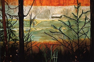 Peter Doig, fast gewachsener Druck ungerahmt 