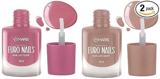 MARS EURO Nail Lacquer | Glossy Gel Finish | Rich Pigmentation | Chip Free | Qui