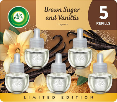 Scented Oil Refills Brown Sugar Vanilla Air Freshener 5 Pack
