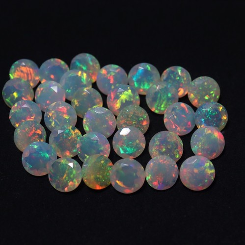 Lot De 50 Opales Welo éthiopiennes AAA - Multicolores, Naturelles, Non Traitées - 145 Carats