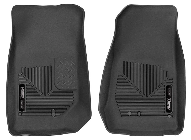 Forros de piso delantero Husky Liners 53571 X-act Contour para Jeep Wrangler 2007-2018 Foto 3 de 4