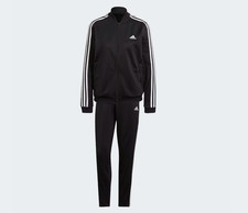 Women's Adidas Essentials 3-Stripes Track Suit 2-Piece Athletic Sportswear Set M