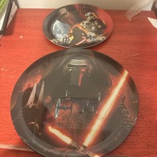 Star Wars Childs Melamine Small and Medium Plates Zak
