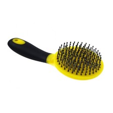 Horse Mane and Tail Brush Ergonomic Grooming Tool with Silicone Grip Sturdy