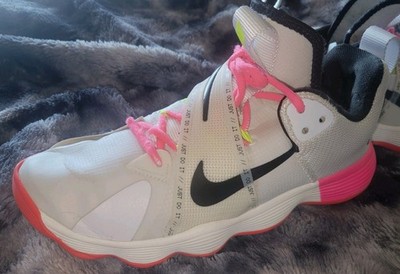Nike React Hyperset SE DJ4473-121 Women 10.5 Men 9 White / Pink Volleyball Shoes