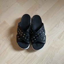 Geox Damen Pantoletten, Sandale Schlappen 38