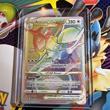 Arceus VSTAR (Secret) 176/172 Swsh09: Brilliant Stars Holo Rainbow. MINT on eBay