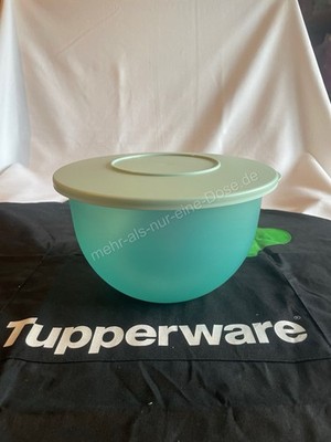 Tupperware Junge Welle Schüssel mit Deckel 2,5l Grün Neu