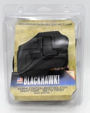 BLACKHAWK! Serpa CQC Concealment Holster - Black (410501BK-R) - Glock 26/27/33