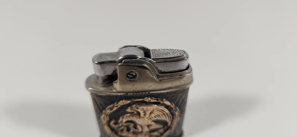 RARE VINTAGE MEXICO AZTEC RONSON WINDSOR NEWARK NJ USA LIGHTER  - Image 3 of 4