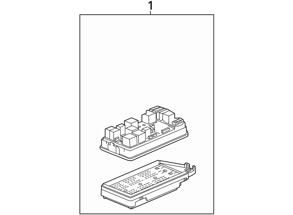 2006-2007 Saturn Vue Fusebox Fuse Box Relay Module 15796346 JUBQ9 - Image 4 of 4