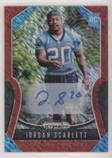 2019 Panini Prizm Rookies Red Shimmer 10/25 Jordan Scarlett #376 Auto ow1