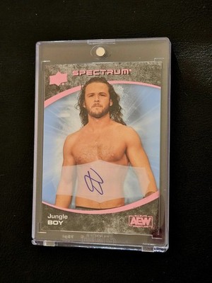 2021 Upper Deck AEW Spectrum Jungle Boy Auto 5/5 WWE