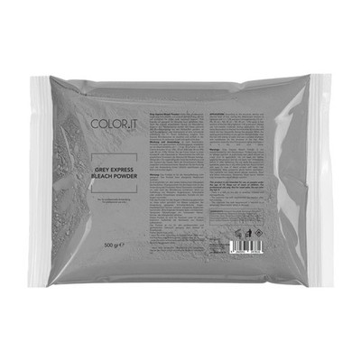 COLOR.IT by BM Professionelles Blondierpulver Grey Express Staubfrei, 500g