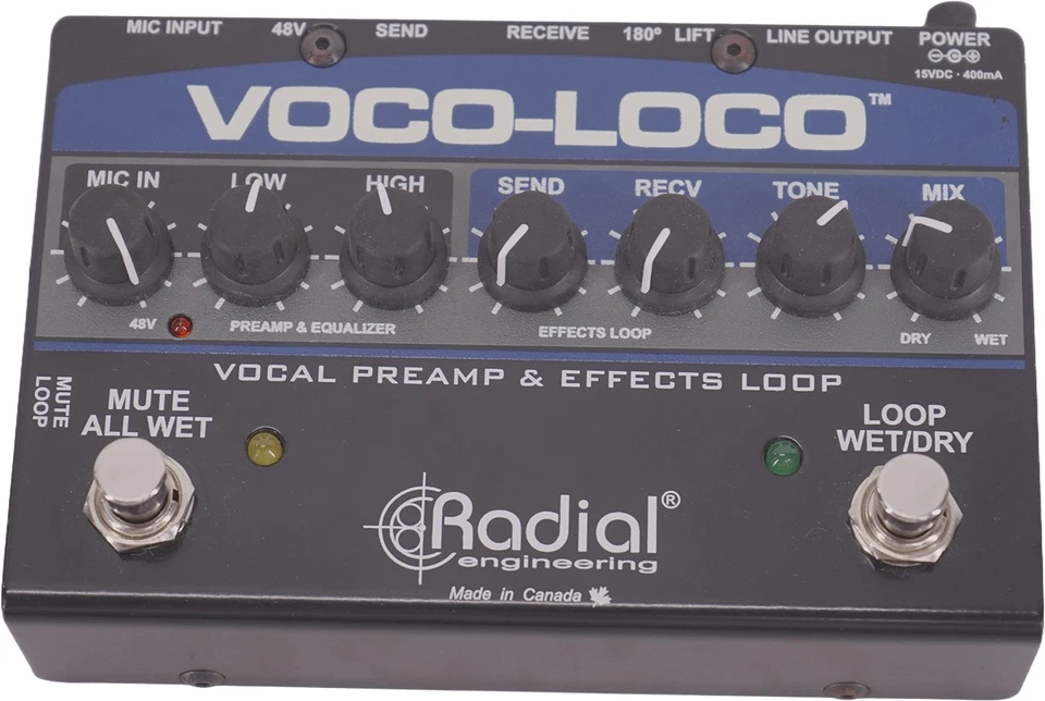 NO OUTPUT Radial Voco-Loco Vocal Preamp Switcher - Image 1 of 4