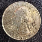 1964D 90% Silver Washington Quarter 62 YO KM164 Free Ship NR Poss Repunched MM