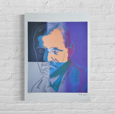 Andy Warhol Sigmund Freud Lithographie auf Arches 300gsm 42x59 cm