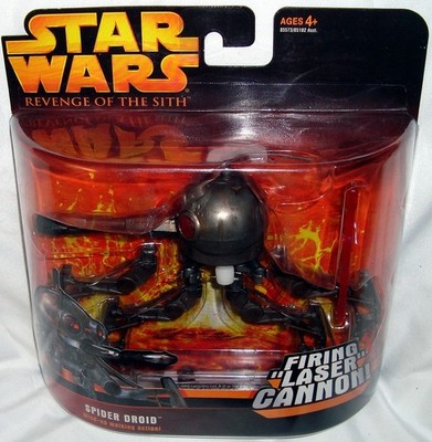 Star Wars Spider Droid Deluxe Action Figure Revenge of the SITH MIB ROTS RARE!