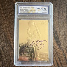 Fleer 23KT Gold Kobe Bryant Rookie Purple Signature WCG 1996-97