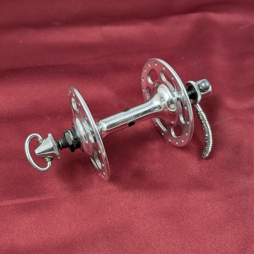 Vintage Campagnolo Record FRONT Hub 36h 100 High Flange QR Skewer NOS