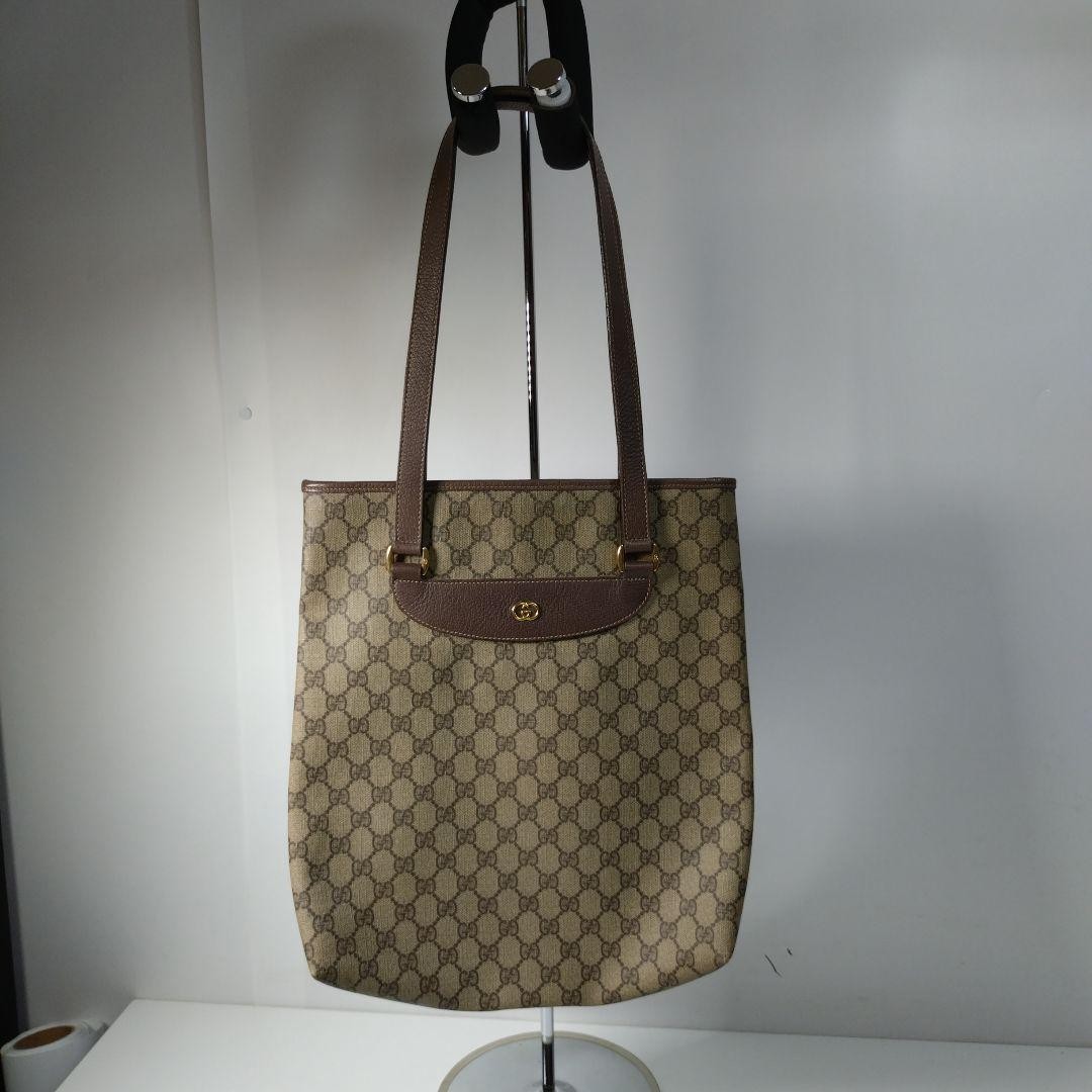 GUCCI GG Supreme Tote Bag 002 123 6130 Japan Import