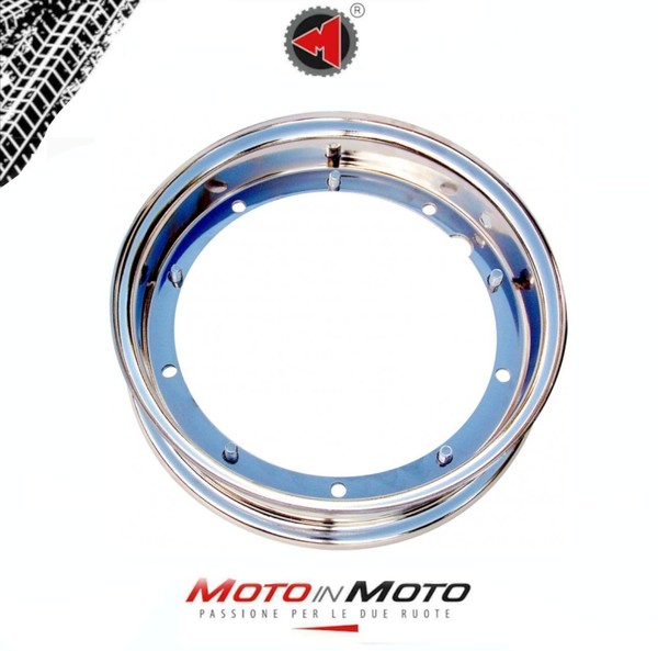 Chromierter Felgenkranz Piaggio Vespa Rally 180 200 Sprint Veloce 150 P 150X-image