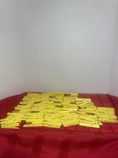 LOT of Wooden Clothes Pins embellishments Painted decoration 106 Pc Estate Find