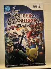 Super Smash Bros Wii Game Manual ONLY NO GAME  Wii, 2009 