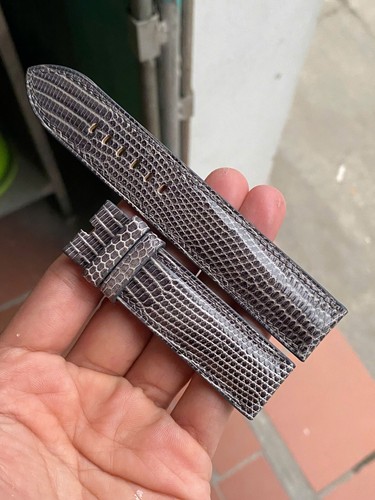 Gray Genuine Lizard skin leather watch strap band 10..18 19 20 21 22 23 2426mm - Picture 6 of 13