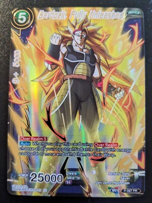 Bardock, Fully Unleashed P-067 PR Gold Stamped Foil Mythic Booster