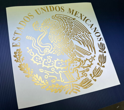 ESTADOS UNIDOS MEXICANOS Calcomanía de Vinilo Pegatina México Águila Bandera - Imagen 29 de 30