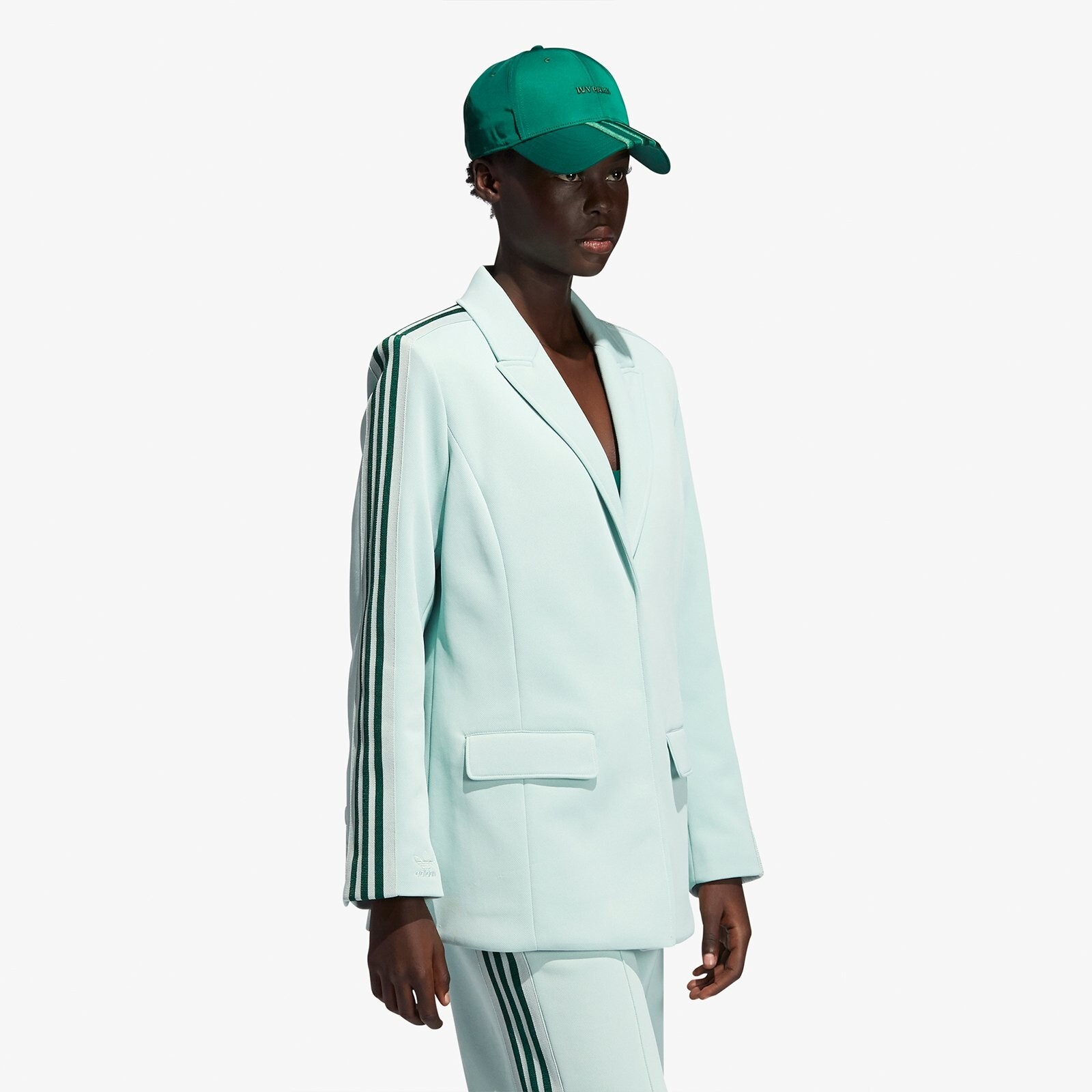 Adidas Original Ivy Park Plus Size Suit Jacket Green Tint GV4003 | eBay
